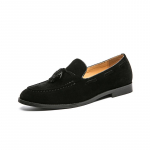 Meeste kingad Uued Slip On Loafers Meeste suvised vabaajajalatsid meestele 38 must
