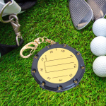 Golf Score Counter Stroke Digit Simple Attachment to Scorekeeper Glove Gold