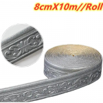 10 m/rull 3D seinaliistu liistliistud isekleepuv veekindel p&otilde;randaliist tapeet seinakleebis ruumi kodukaunistamiseks h&otilde;bedane hall v&auml;rv