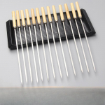 10 varrast, grillvardad, roostevabast terasest grillvardad, multifunktsionaalsed metallist grillvardad, v&auml;litingimustes k&uuml;psetamine, grillitarbed 10pcs kollane