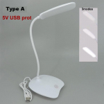 taaslaetav USB-laadimispistik mini-LED-laudlamp voodi Lugemisraamat Valgus Silmakaitse Laste &Otilde;ppelaualamp &Ouml;&ouml;valgusti
