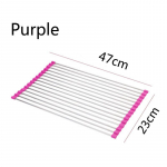 1 tk k&ouml;&ouml;givalamu roostevabast terasest kokkupandav n&otilde;ud s&ouml;&ouml;giriistad kuivatushoidik puuviljad tassi n&otilde;ud 37cm by 23cm must