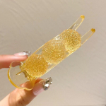 &Otilde;rn Velvet Bow Bun Juukseklamber Suur esmaklassiline juukseklamber French Pearl Back juukseklamber