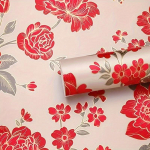 1 rull 17,7*393,7 tolli suur punase pojengi tapeet &ndash; koorimine ja pulk sobib k&uuml;lmikute ruumi taustaks ja k&ouml;&ouml;gi kaunistamiseks! Kaunista oma kodu 45*300cm/17.7*118in