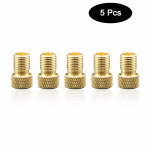 5 tk jalgratta rehvi &uuml;lekandeklapi adapter Presta to Schrader vaskklapi adapteri rattad gaasid&uuml;&uuml;si t&ouml;&ouml;riist jalgrattas&otilde;idu tarvikud kollane