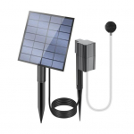 P&auml;ikese tiigi hapnikuaparaat akvaariumi hapnikuaeraator 2,5 W p&auml;ikese&otilde;hu hapnikupumbaga kalap&uuml;&uuml;gi aeraator toruga &otilde;humullikiviga aiatiigi akvaariumis kalastamiseks must