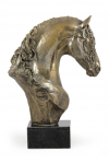 Fresian horse mary - a large statuette with a horse, a bust on a stone base, a prestigious award in the Art-Dog brand competition.