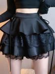Roosa Vintage Magus Miniseelik Naised Paeltega Jaapani Lolita Kawaii Tordiseelik Naiselik Pits Korea Armas Haldjaseelikud S&uuml;gis 2024 S must