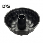 9,5-tolline mittenakkuv koogipann, kurvtoruga &uuml;mmargune k&uuml;psetuspann naelkookide jaoks juustukoogid tarretised želatiinid, kergesti eemaldatava kattega, vastupidavad k&uuml;psetusn&otilde;ud must