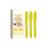 P&uuml;rograafia pliiats puidust p&uuml;rograafia pliiats p&otilde;leva efektiga pliiats puidu marker kunsti marker p&uuml;rograafia pliiats 1,5 ml One Size