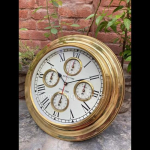 Mereantiik, 17-tolline poleeritud messingist maailmaaeg seinakell merelaeva seinakell Rannamaja kujunduskingitused