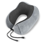 M&auml;lu puuvillane U-kujuline padi reisipadi U-kujuline kaelapadi magnetriidest kaelakaitsepadi High density neck pillow+storage bag roosa