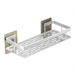 Seinale kinnitatav hoiuklamber Metallist riiul roostekindel korrosioonikindel, tugev kandev&otilde;ime, lihtne paigaldada vannitoariiul du&scaron;ikabiin