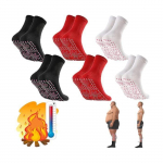 Chaussettes de sant&eacute; auto-chauffantes d'acupression tourmaline pour massage thermoth&eacute;rapeutique des pieds