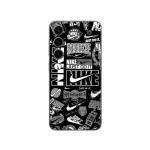 Kaitse&uuml;mbris Samsung Galaxy S24 Plus jaoks Nike air logo Laadige alla Nike Graffiti Must ja valge must