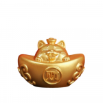 Mini Fortune kullaploki ornament Hiina stiilis traditsiooniline uusaasta kuld valuploki kujukesed Vaigust k&auml;sit&ouml;&ouml; v&auml;ike Yuanbao mudel