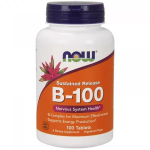 Now Foods Vitamiin B-100 SR. (B-kompleks), 100 TABS