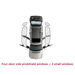 Honda HR-V RV3 RV4 RV5 RV6 2024 2024 2024 2024 T&auml;ieliku kattega p&auml;ikesesirmid Auto tagumised k&uuml;ljeaknad Tuuleklaasi kardinad Tarvikud