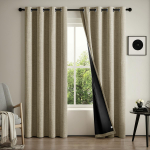 1 tk &uuml;hev&auml;rvilised t&auml;isvarjutavad ja p&auml;ikesekaitsega 100% pimendavad kardinad, magamistoa ja elutoa varjukardinad 100X130CM 1PC&Grommet Top kerge kohvi v&auml;rv