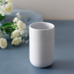 Valge keraamiline vannitoa tualett-tarbed Lotion Pudel Suu tass Hambaharja hoidik WC-harja pesu 5-osaline komplekt Vannitoa tarvikud