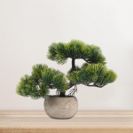 Kunstlikud bonsai puutaimed Roheline bonsai, v&otilde;lts lauaarvuti jaoks tumeroheline v&auml;rv