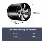 4''6''8'' toru v&auml;ljat&otilde;mbeventilaator &Otilde;huventilaator Metallist toruga ventilatsiooni v&auml;ljat&otilde;mbeventilaator dropshipping jaoks