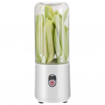 500 ml kaasaskantav mahlapressi tass USB-toitega kaasaskantav blender 120 W mini-mahlasegisti tass, automaatne v&auml;ike elektriline mahlapress valge