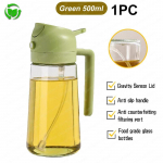 2in1 500 ml plastikust pihustatav &otilde;lipihusti pudel pihustus&otilde;li dosaator &otilde;lipurk Cruet BBQ k&ouml;&ouml;k k&uuml;psetamine r&ouml;stimine pikniku k&ouml;&ouml;git&ouml;&ouml;riist