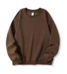 2024 Naiste &uuml;mara kaelusega pusa - Jaapani ja Korea stiil, mugav l&otilde;dva l&otilde;ikega, ideaalne s&uuml;giseks/talveks M pruun