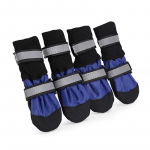 Talvised Soojad K&otilde;rged Saapad Keskmistele Suurtele Koertele Libisemisvastased Suure Koera Kingad Shepherd Rottweiler Mascotas Tooted kutsika aksessuaarid S sinine