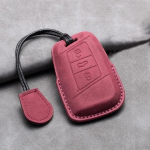 Nahast auto v&otilde;tme&uuml;mbrise kate VW Volkswagen Passat B8 Magotan jaoks Skoda Kodiaq Superb A7 v&otilde;tmeta seemisnahast v&otilde;tmehoidja autotarvikud hall v&auml;rv