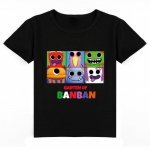 Lapsed Uus saabumine Moodne 3D tr&uuml;kiga Garten of BANBAN tee l&uuml;hikeste varrukatega t-s&auml;rk lastele 160 valge