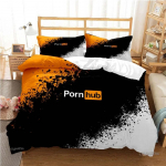 P-Porn H-hub Moodne Muster Kogu Hooaja Tekikott Voodipesukomplekt Pehme Tekikott ja Padjap&uuml;&uuml;r Teismelisele &Uuml;hekohaline/Kahekohaline/Queen/King 155x215cm 3pcs