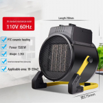 110 V 1500 W USA standardne PTC-k&uuml;tteseade magamistuppa, vannituppa ja kontorisse US standard 110V60HZ must