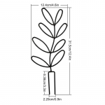 Trellis potitaimedele Taimetrellis Siseruumides Mini-Aia Taimetrellis Ronitaimedele Taimetrellis Lille Pott Taimetugi must