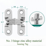 Tsingisulamist varjatud ristliigend varjatud ukse hinge kokkuklapitav uks puidust uks raskeveokite rist peidetud hingega kolmem&otilde;&otilde;tmeline hing