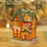 J&otilde;uluvaigu v&auml;ike maja J&otilde;uluvana pood Mikromaastik vaigukaunistused LED maja J&otilde;ulude lumememm helendav kaunistus