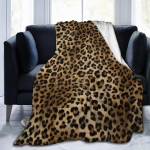 Leoparditr&uuml;kiga flanellist pleedid Super pehmed soojad pl&uuml;&uuml;sised kohevad kerged hubased kohevad fliispleedid lastele teismelistele 30x40in