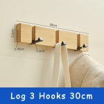 Puidust n&auml;htamatu vannitoakonks Creative alumiiniumist valge must seinale kinnitatav ukse v&otilde;tmehoidja riidepuu r&auml;tikuhoidja 3 4 5 konksu