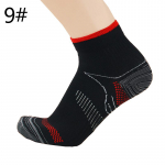 1 paar sportlikud mehed naiste kompressioonisokid survesokid h&uuml;ppeliigese tugi Sport jooksmine S/M