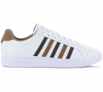 K-Swiss Court Tiebreak - Herren Sneakers Schuhe Leder Wei&szlig; 07011-919-M ORIGINAL EU 43 valge