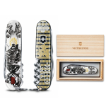 VICTORINOX Sengoku Climber Hideyoshi Toyotomi &Scaron;veitsi armee nuga Multifunktsionaalne nuga Kollektsioon Katastroofiennetusvahendid &Scaron;veitsis valmistatud mitmet&ouml;&ouml;riist koos beige