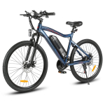 SAMEBIKE SY26-II pendeldaja elektriratas 26'' elektriline m&auml;gijalgratas 500W 36V 13AH, Shimano 21 k&auml;iku sinine