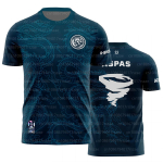 Leviatan Jersey 2024 Meeskonna Uus Disain Meeste Esport &Uuml;htne Riietus M&auml;nguf&auml;nnid 3D Tr&uuml;kk L&uuml;hikeste Varrukatega T-s&auml;rk Draakoni Mustriga T-s&auml;rgid S valge