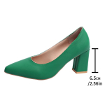 Naiste kingad Madalad naiste k&otilde;rged kontsad Mood Plus Size Solid Kontor ja karj&auml;&auml;r Seksikad terava varbaga kontsad naised 39