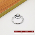 Antiikne vasest sahtlir&otilde;nga k&auml;epide &ndash; must, &uuml;he auguga, paksendatud