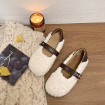 Disainer Vintage Naiste Soojad Karusnahast Madalad Kingad Mood Madal Rihma Pandlaga Kevad S&uuml;gis Naiste Mugavad Mokassiinid Kingad 35