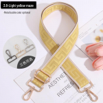 Reguleeritav Crossbody triibuline kotirihm &ndash; mitmek&uuml;lgne, lai asendusrihm Light Gold Buckle