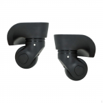 2 t&uuml;kki pagasikohvri rattad varuosad vaiksed mustad kulumiskindlad siledad reisikorvi rattad S