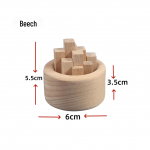 V&auml;ike puiduhunnik aroomiteraapia eeterlike &otilde;lide difuusor &ndash; auto- ja kodukaunistus